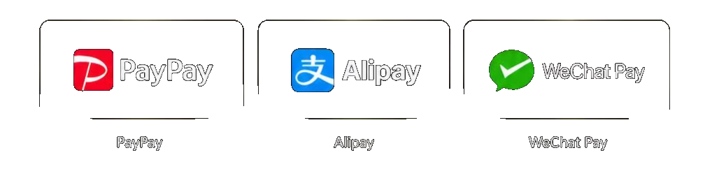 Accepted credit cards: Visa, Mastercard, American Express, JCB, Apple Pay, Google Pay