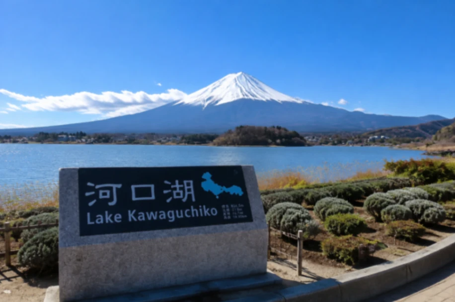 Lake Kawaguchi Scenic View
