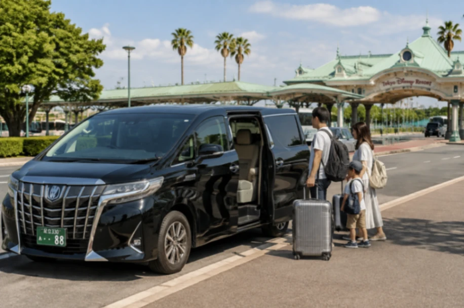 Private car transfer to Tokyo Disneyland | Tokyo Disneyland Park・Tokyo DisneySea