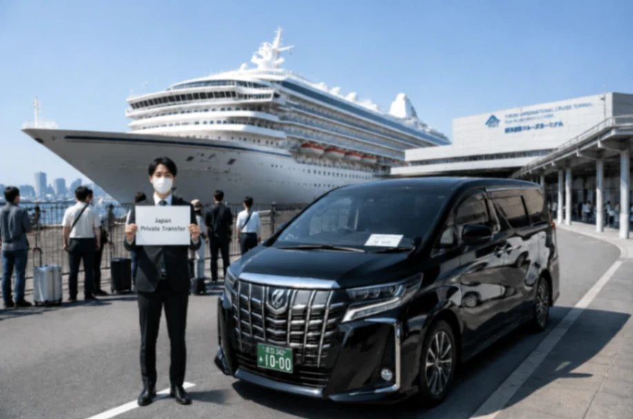 Pickup scenario at Yokohama Cruise Port | Yokohama Cruise Port Pickup
